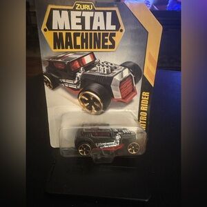 Metal Machines Kids Toy Car - Black & Red Nitro Rider